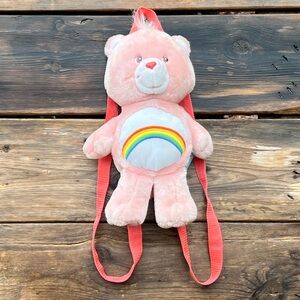 Care Bears Cheer Bear Pink Plush Mini Pocket Backpack